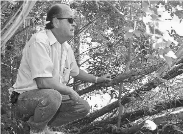  ?? ED KAISER/ EDMONTON JOURNAL ?? Rick Bilozer has been fighting for years to have the family farm near Devon cleaned up after it was contaminat­ed by Imperial Oil in the 1980s. The family has refused an offer to sell to Imperial Oil.