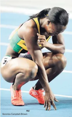  ?? FILE ?? Veronica Campbell-Brown