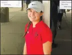  ?? RICK PECK/ SPECIAL TO MCDONALD
COUNTY PRESS ?? McDonald County’s Lily
Allman fired a 3-under-par 69 to win the Sonic High School Girls’ Golf Tournament held at Carthage Golf Course on Sept. 21 by seven strokes.