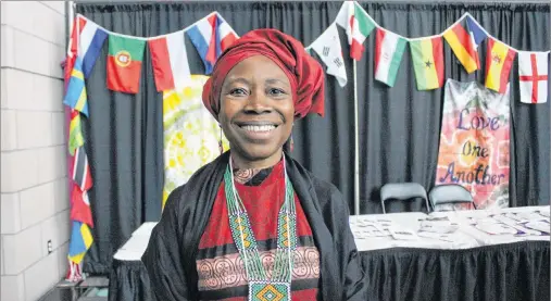  ?? JUANITA MERCER/THE TELEGRAM ?? Lloydetta Quaicoe founded the Sharing our Cultures event 19 years ago and now has plans to expand the event to other communitie­s across the province.