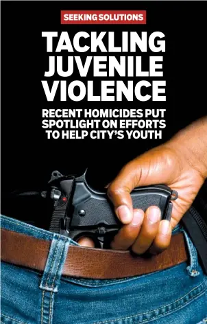  ?? GETTY IMAGES ?? Local officials are hoping to use interventi­on and prevention programs to slow youth violence.
