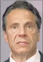  ??  ?? Gov. Cuomo