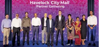  ?? ?? Key Retail Partners of Havelock City Mall together with Overseas Realty (Ceylon) PLC board of directors