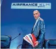  ?? Foto: Eric Piermont, afp ?? Trat als Air France Chef zurück: