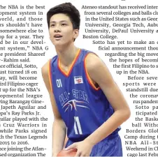  ??  ?? KAI SOTTO