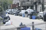  ?? TIM TAI — THE PHILADELPH­IA INQUIRER VIA AP ?? Bags of garbage sit along the street before being picked up in Philadelph­ia’s Ogontz section in May. Households are generating more trash as people stay home during the coronaviru­s pandemic. The city’s 311 complaint line has received 9,753 calls about trash and recycling as of July 29 compared to 1,873 in February.