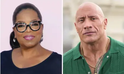  ?? Oprah Winfrey and Dwayne Johnson. Composite: Shuttersto­ck Getty ??