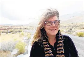  ??  ?? PAM HARRINGTON, Nevada field coordinato­r with Trout Unlimited, says, “I’d like to see future generation­s see all of the things in this world that are beautiful.”