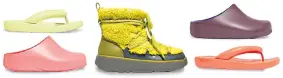  ?? ?? Flat pack: FitFlop iQushion, Shuv and Gen-FF in Roksanda’s offbeat colours