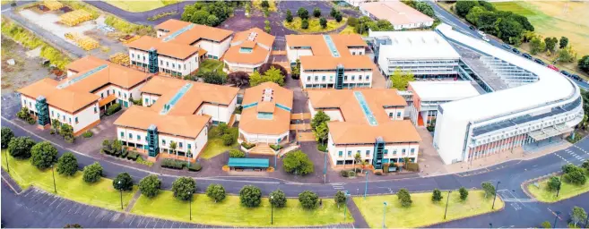  ??  ?? The former University of Auckland Tamaki campus at 261 Morrin Road, St Johns, will be of interest to both small and large occupiers. Photo / Supplied