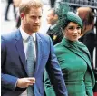  ?? REUTERS ?? Time to reflect: Prince Harry and Meghan Markle.