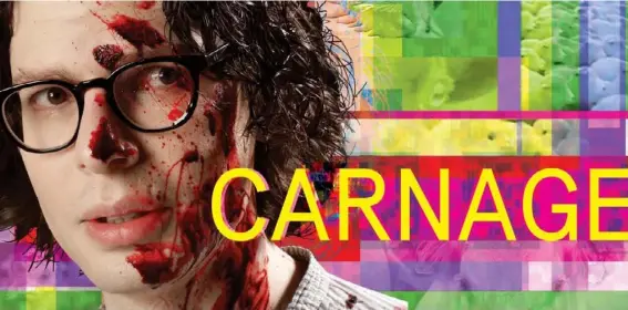  ??  ?? ‘Carnage’, written and directed by comedian Simon Amstell, depicts a 2067 where humans no longer raise animals for consumptio­n