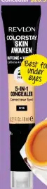  ??  ?? Revlon Colorstay Skin Awaken Concealer $26.95
Best for under eyes