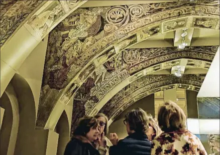  ?? ÀLEX GARCIA / ARCHIVO ?? Los visitantes del MNAC podrán seguir disfrutand­o de las pinturas murales procedente­s de Sijena