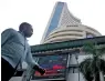  ?? Reuters ?? Analysts have boosted the average profit forecast for NSE Nifty 50 Index companies by 9.2 per cent this year. —