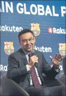  ?? FOTO: P. PUNTÍ ?? Bartomeu presentó el acuerdo