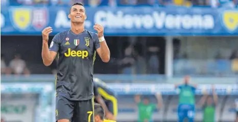  ?? FOTO: IMAGO ?? Scheint sich auch im Juve-Trikot gut zu fühlen: Cristiano Ronaldo.