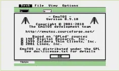  ??  ?? >> Hatari running EmuTOS: Not everything is going to work with this setup, but simpler apps should be good.