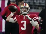  ?? RICK SCUTERI — THE ASSOCIATED PRESS, FILE ?? San Francisco 49ers quarterbac­k C.J. Beathard is just 1-9 as a starter — 1-4 in 2017, 0-5 in 2018.