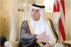 ?? ?? Saudi minister of state for foreign affairs Adel al Jubeir earlier this month said that strengthen­ing trade ties and regional security would be priorities in the visit, which is also expected to include a China-gulf summit alongside the wider Arab gathering.