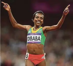  ??  ?? Tirunesh Dibaba is a two-time 5,000m world champion.