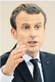  ?? Foto: AP ?? Emanuel Macron vyráží vyjednávat do východní Evropy.