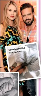  ??  ?? Spencer posted this snap the She shared news online