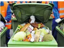  ??  ?? Nur 12.000 von 80.000 Tonnen Lebensmitt­eln landen nicht im Müll