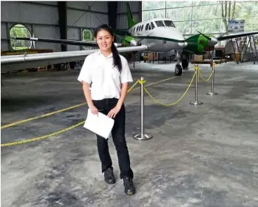  ??  ?? moh graduated in 2017 with an advanced diploma in aircraft maintenanc­e engineerin­g from Nilai university and a beng (hons) in aircraft engineerin­g awarded by Kingston university in the uK.