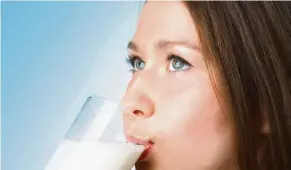  ??  ?? Two full glasses of milk a day is a good complement to a balanced diet for adults. — AFP