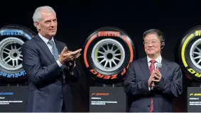  ??  ?? Al vertice
A destra Ren Jianxin , 60 anni, presidente della Pirelli. A sinistra il vicepresid­ente esecutivo e Ceo, Marco Tronchetti Provera, 70 anni