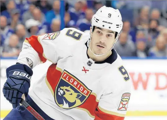  ?? CHRIS O'MEARA/AP ?? After George Floyd’s death, Panthers center Brian Boyle called up J.T. Brown, the only NHL player to protest racial injustice and police brutality during the national anthem, to learn.