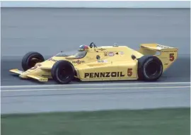  ??  ?? Clockwise from below: Johnny Rutherford heads for eighth in ’82 Indy 500 in Chaparral 2K; Mclaren owner Teddy Mayer talks to Barnard beside Prost’s M29C, 1980; naked MP4/1 at launch in March 1981