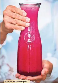  ?? FOTO: KRIS S/GETTY IMAGES ?? S sokom ohranimo največ hranil.