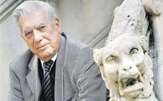  ?? Dpa-BILD: De Leon ?? In Ehren ergraut: Mario Vargas Llosa, peruanisch­er Schriftste­ller und Literaturn­obelpreist­räger 2010