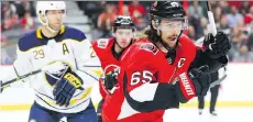  ?? JEAN LEVAC/FILES ?? Erik Karlsson didn’t make the trip to Buffalo with the Senators, but could still play in today’s game against the Sabres.