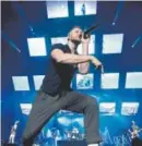  ?? Ethan Miller, Getty Images ?? Bottom right, frontman Dan Reynolds of Imagine Dragons, here performing in Las Vegas in September, will be at Red Rocks in July.