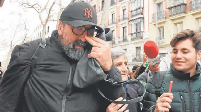  ?? // JAIME GARCÍA ?? Koldo García, exasesor de Ábalos, tras declarar en la Audiencia Nacional el pasado 22 de febrero