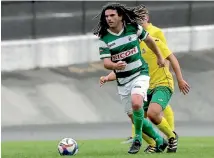  ?? PHOTO: WARWICK SMITH/FAIRFAX NZ ?? Nathan Cooksley scored the Marist clubs goal.