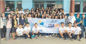  ??  ?? E-POWER TAGAYTAY SCHOOL: Over 150 Grade 10 students and teachers of Tagaytay City High School attended last Dec. 6 the final leg of this year’s series of DoE’s Career Talks on Breaking Gender Stereotype­s in the Energy Workforce. Among those who joined...