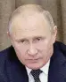 ?? Ansa ?? Il nemico è l’Ucraina Vladimir Putin