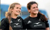  ?? ?? Sisters Alana and Chelsea Bremner will be on rival Super Rugby Aupiki teams next year.