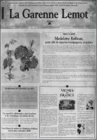  ??  ?? Consultabl­e à la BnF, La Garenne Lemot, journal de l’exposition organisée dans ce domaine de Loire-Atlantique, fait la part
belle aux dessins de Madeleine Rollinat.