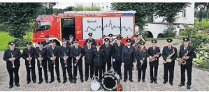  ?? FOTO: FEUERWEHR TÖNISVORST ?? Der Musikzug der Freiwillig­en Feuerwehr in Tönisvorst sucht dringend neue Mitglieder.