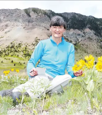  ??  ?? Jacinthe Lavoie will be part of a presentati­on on the wildflower­s of the Rockies at the Calgary Horticultu­ral Society’s spring garden show. The event runs April 14 and 15 at Spruce Meadows.