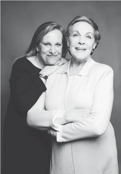  ?? TAWNI BANNISTER / THE NEW YORK TIMES ?? Julie Andrews and her daughter Emma Walton Hamilton helped create, write and produce Julie’s Greenroom, a new Netflix series for children. The 81-year-old award-winning actress stars in the show, along with a cast of puppets.