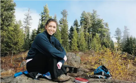  ?? SUPPLIED ?? U of A student Shayna Mason has won a skills award for aboriginal youth from the Forest Products Associatio­n of Canada.