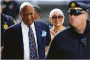  ?? Matt Slocum / Associated Press ?? Bill Cosby arrives with his wife, Camille, for his sexual assault trial on Tuesday at the Montgomery County Courthouse in Norristown, Pa.