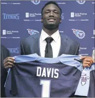 ?? ASSOCIATED PRESS FILE PHOTO ?? Formerwest­ern Michigan star Corey Davis is one of the Tennessee Titans players testing positive for COVID-19.