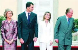  ?? ?? Los Reyes Felipe y Letizia y Don Juan Carlos I y Doña Sofía